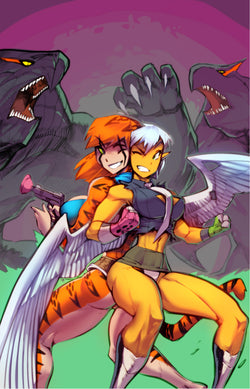 GD's Tiffany & Charlotte On Another World #2 (Lunar Exclusive Variant) - Antarctic Press