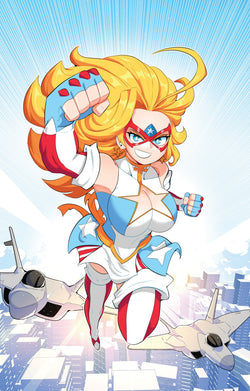 Kamen America: Volume #10 - Liberating Strife (Sonchapo Virgin Variant) - Antarctic Press