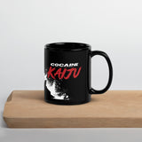 Cocaine Kaiju Black Glossy Mug