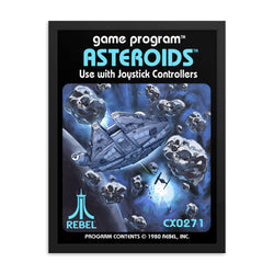Ateroids Framed poster