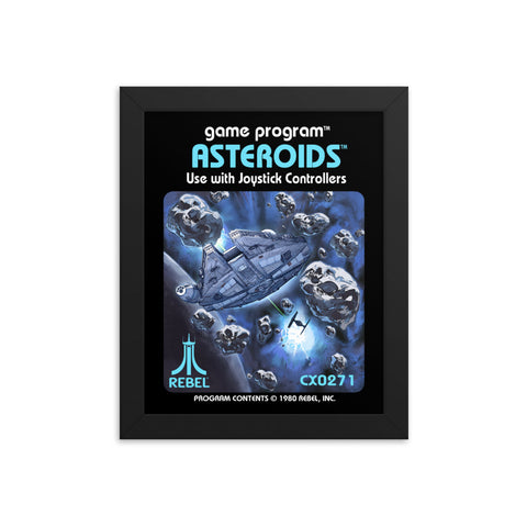 Ateroids Framed poster