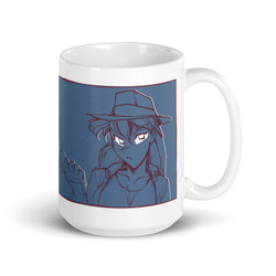 GD Gina DIggers White glossy mug