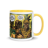 Jungle Comics White in Yellow Mug